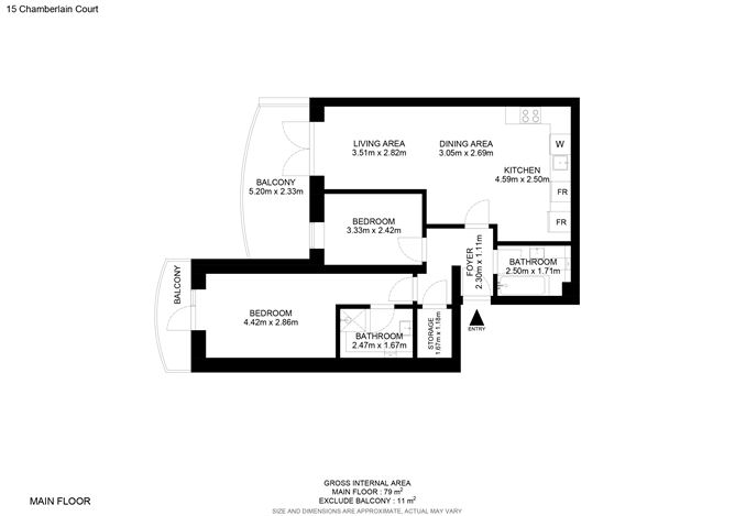 15 Chamberlain Court Richmond Avenue, Drumcondra, Dublin 3