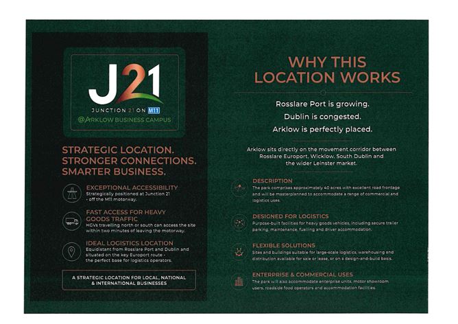 Junction 21, Arklow Business Campus, Ballynattin, Arklow, Wicklow