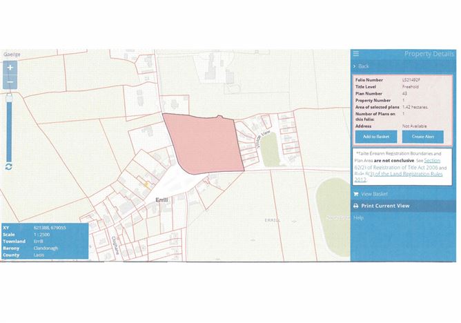 Site Development, Errill Village, Errill, Laois