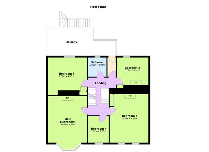 Floor plan — Teevinore, La Touche Road, Greystones, Co. Wicklow