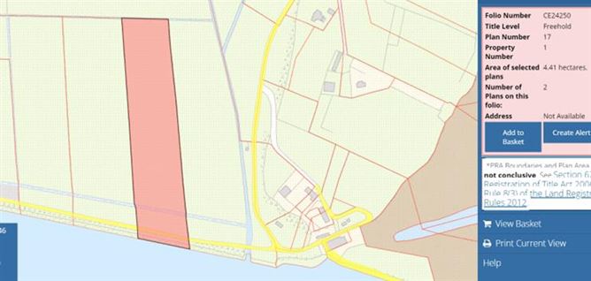 2.34 Hectares (5.78 Acres) Of Land, Plan No. 14 Folio CE24250, Islandavanna, Tiermaclane, Ennis, Co. Clare
