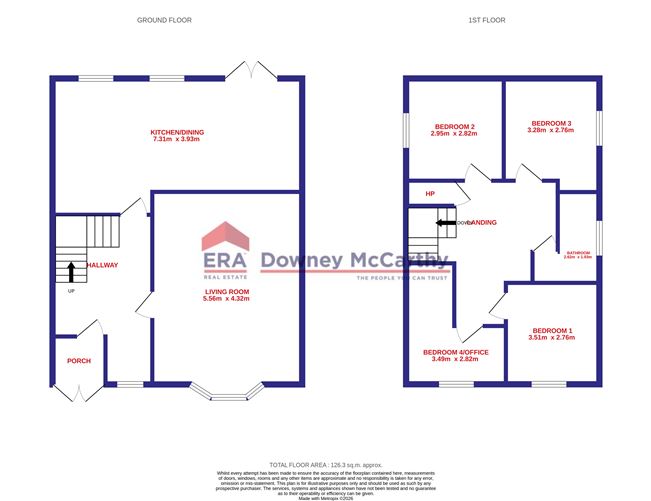 Floor plan — 19 Ashington, Glanmire, Cork