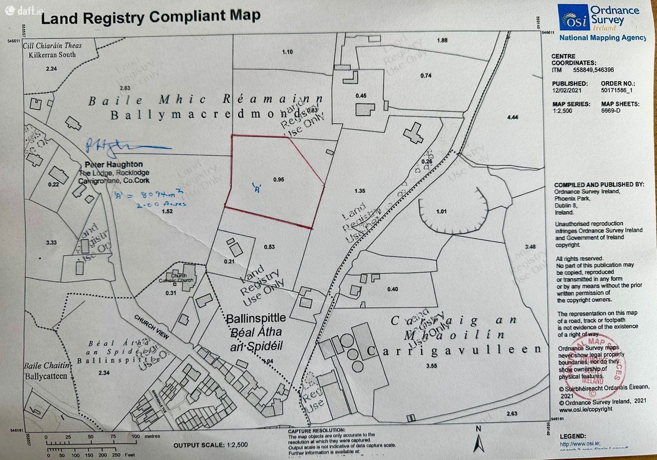 2 Acres of Zoned Development Land, Ballinspittle, Cork