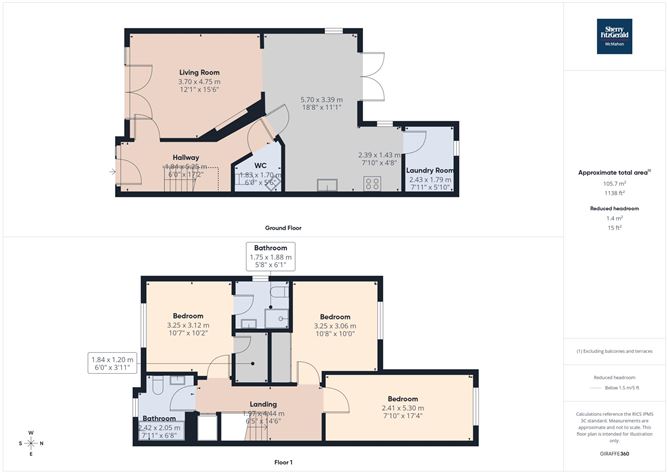 Floor plan — 7 Radharc An Chnoic, Tulla, Co. Clare