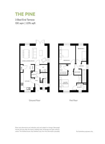 Floor plan — The Pine, Corballis View, Donabate, Dublin