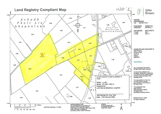 LOT 2 Cottage & Surrounding, Land To Rear At Ballynacourty, Clarinbridge, Co. Galway