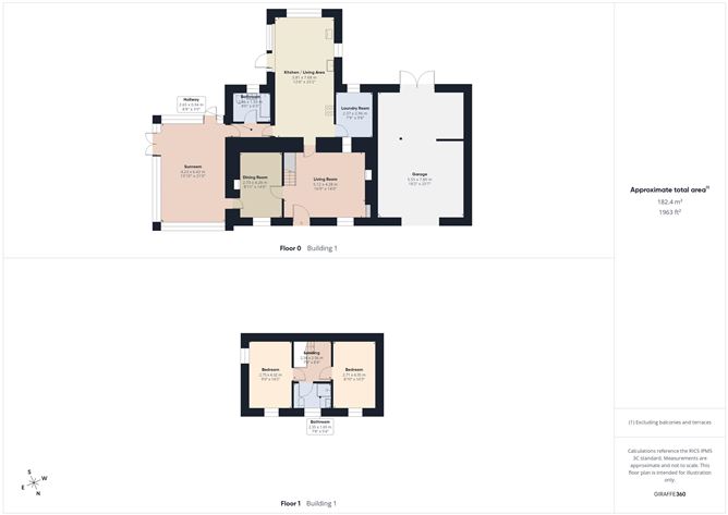 Floor plan — Lehid, Tuosist, Co. Kerry