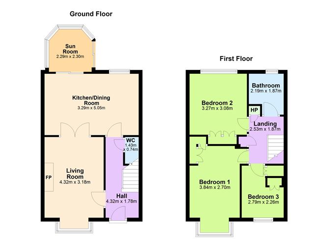 Floor plan — 4 Coppinger Wood, Blackrock, Co. Dublin