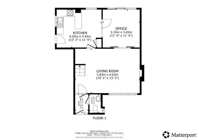 Floor plan — 62 Cabinteely Avenue, Cabinteely, Dublin 18