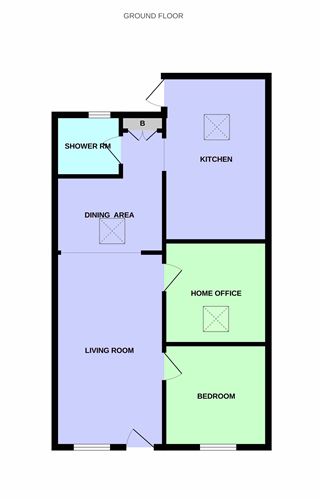 Floor plan — 27 Pembroke Cottages, Ringsend, Dublin 4