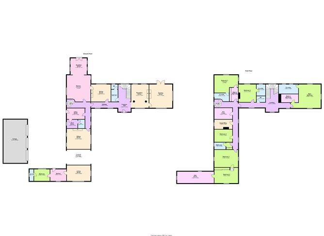 Floor plan — Beaconhill, On Approx. 15.7ha (38.77 Acres), Kennycourt, Brannockstown, County Kildare