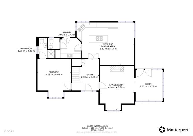 Floor plan — Laurel Lodge, Kildavin, Murrintown, Co. Wexford