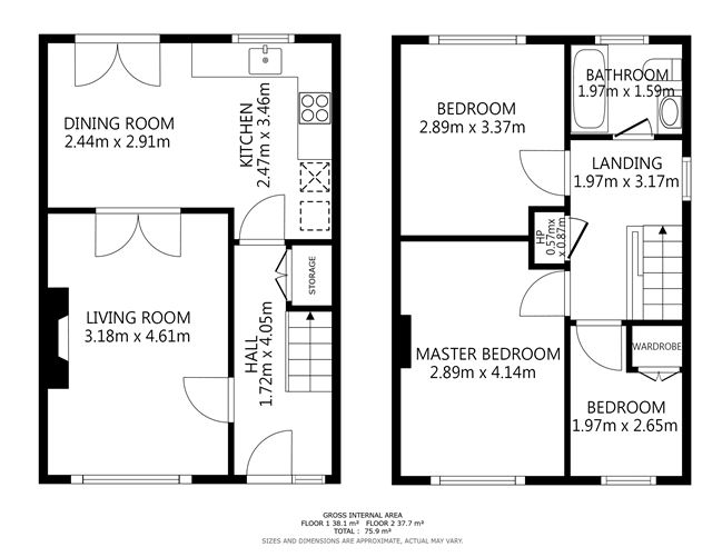 Floor plan — 43 Mount Eagle Drive, Leopardstown, Dublin 18