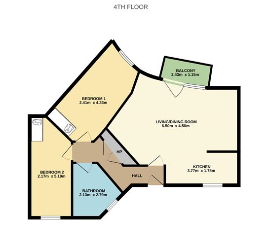 Floor plan — 70 Smithfield Village, Bow Street, Smithfield, Dublin 7