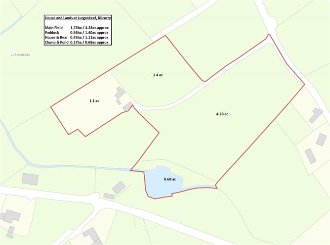 House & 7.47 Acres Approx, Lurgankeel, Kilcurry, Dundalk, Co. Louth