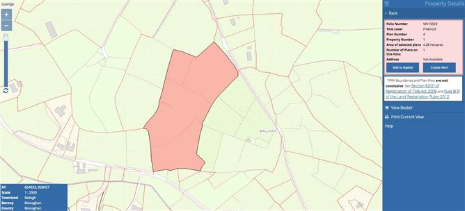 10.57 Acres Ballagh, Three Mile House, Monaghan