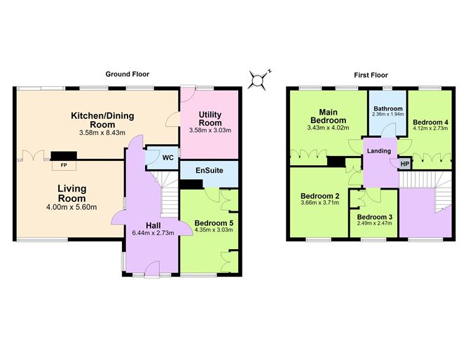 Floor plan — 124 South Park, Foxrock, Dublin 18