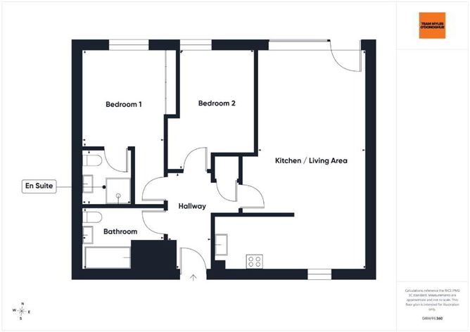 Floor plan — Apartment 4 Shackleton House Huntstown, Huntstown, Dublin
