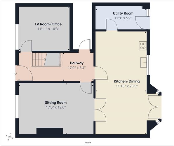 Floor plan — 5 Windmill Terrace, Killenard, Co. Laois