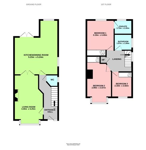 Floor plan — 25 Woodstock, Kilcoole, Co. Wicklow