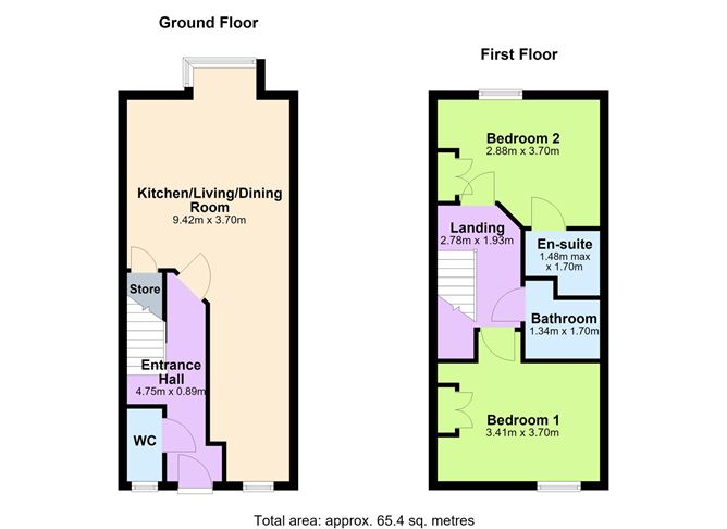 Floor plan — 12A Fernley Court, Long Lane, Dublin 8, Co. Dublin