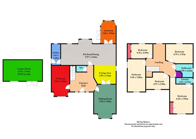 Floor plan — 16 The Crescent, Foxlodge Woods, Ratoath, Co. Meath