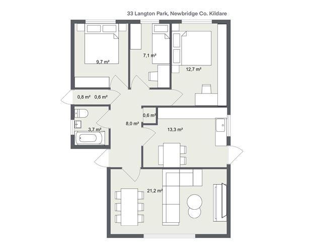 33 Langton Park , Newbridge, Kildare