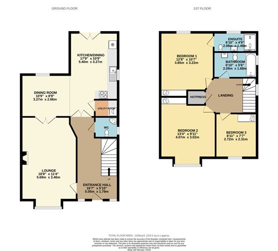Floor plan — 28 Clonmagadden Fort, Navan, Co. Meath