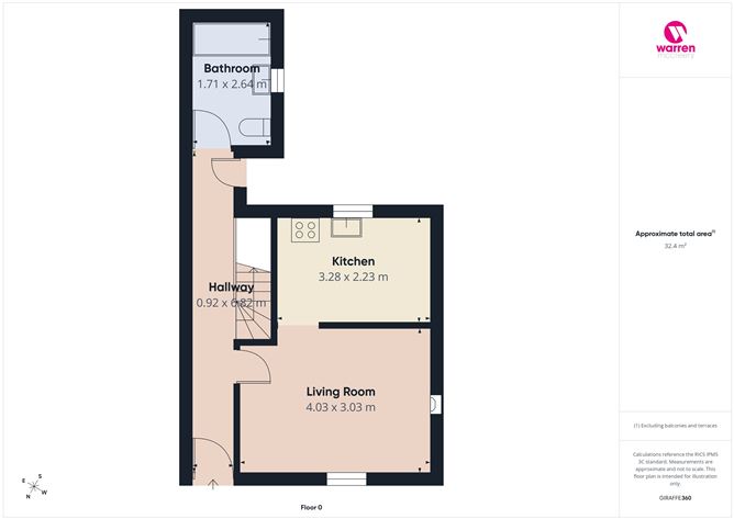 Floor plan — No. 9 Abbey Street, Kilkenny, Kilkenny