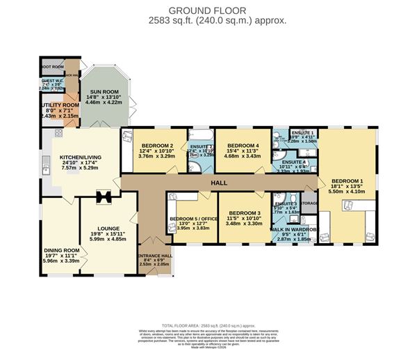 Floor plan — Hill of Ward, Athboy, Co. Meath