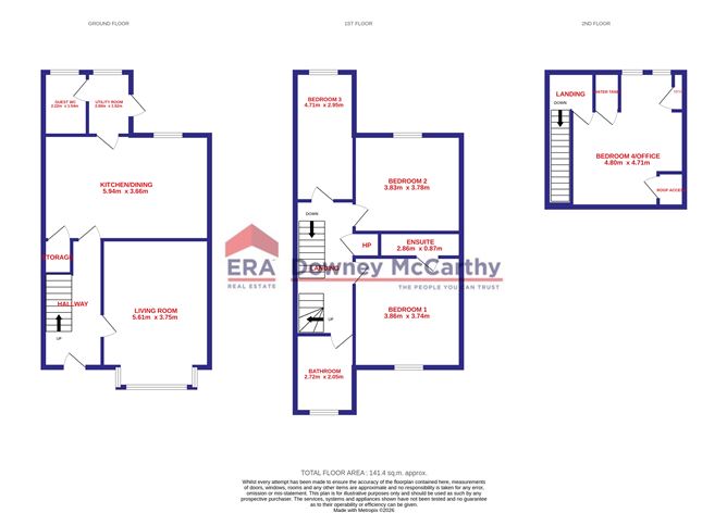 Floor plan — 5 Highfield Crescent, Ballincollig, Cork