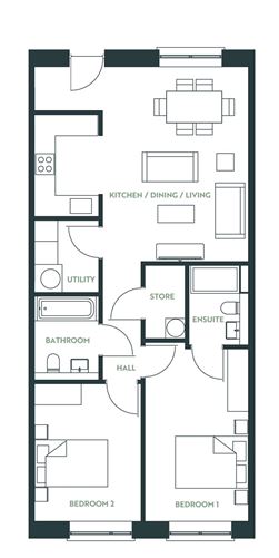 2 Bedroom Apartment, Fenwood Park, Lucan, Dublin