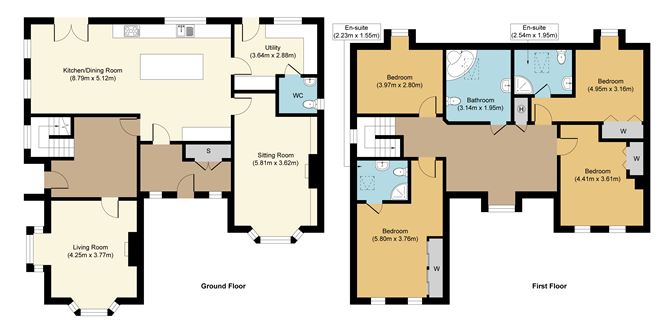 Floor plan — 4 Melview Glen, Melview, Longford
