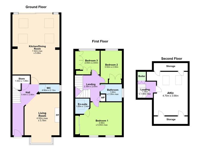 Floor plan — 143 Stillorgan Heath, Stillorgan, Co. Dublin
