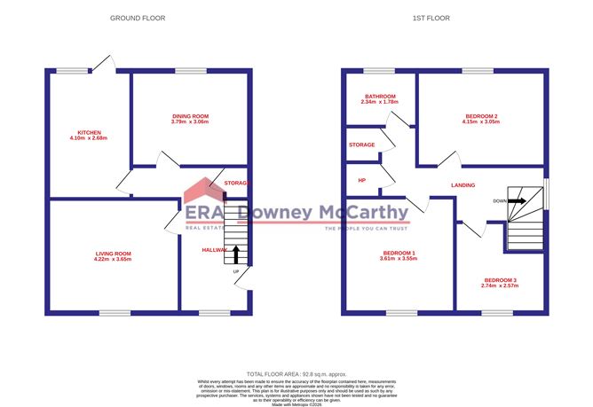 Floor plan — Hillside, 8 Lake Lawn, Well Road, Douglas, Cork