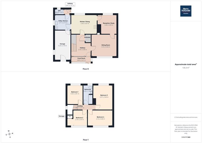 Floor plan — Moyleen, Loughrea, Co. Galway