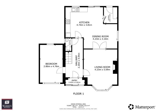 Floor plan — 23 Newhaven, Ardamine, Wexford