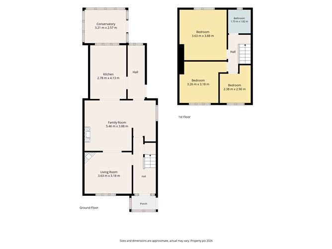 Floor plan — 66 Mangerton Road, Drimnagh, Dublin 12