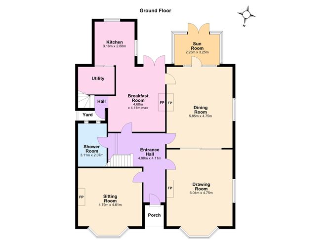 Floor plan — 29 Leinster Square, Rathmines, Dublin 6