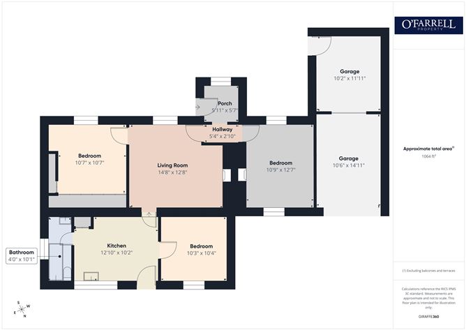 Floor plan — Tolerton, Ballickmoyer, Carlow Town, Carlow