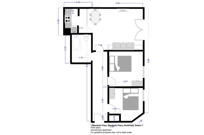 1 Blackhall View, 5-7 Blackhall Place, Smithfield, Dublin 7