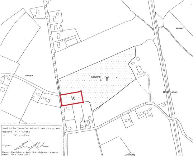 Site At Lismore, Newtownforbes, Co. Longford, Folio LD
