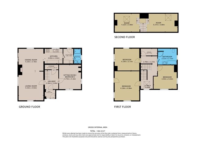 Floor plan — Glencreagh, Bantry, Co. Cork