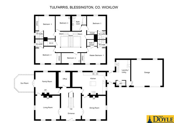 Beechfield House On c. 34 Acres / 13.8 HA., Rathballylong, Blessington, Wicklow