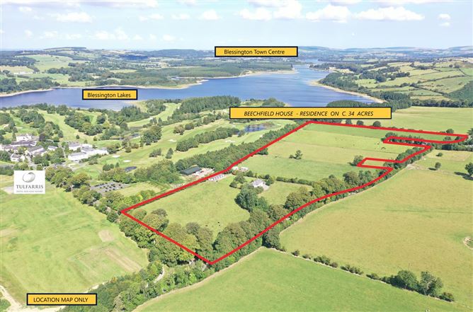 Beechfield House On c. 34 Acres / 13.8 HA., Rathballylong, Blessington, Wicklow