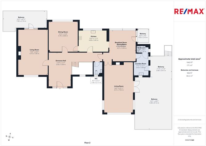 Floor plan — Parkswood, Passage East, Waterford