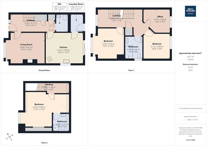 Floor plan — 53 Inis Clair, Kildysart Road, Clarecastle, Co. Clare
