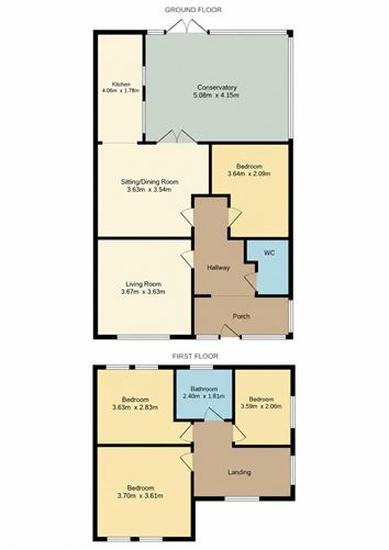 Floor plan — Derrymore, Killincarrig Village, Greystones, Co. Wicklow