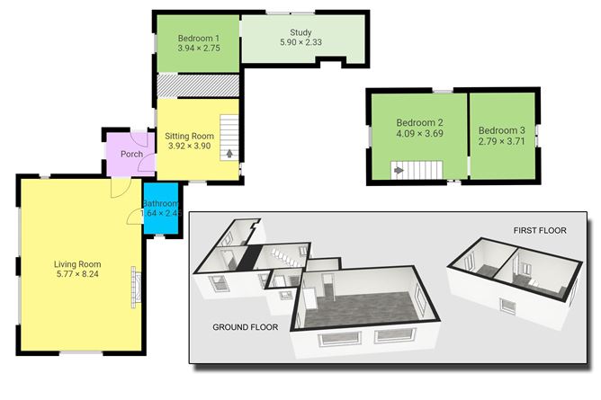 Floor plan — Edencurra, Dunmanway, West Cork