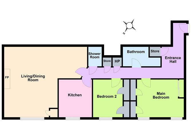 Floor plan — 15 Merrion Court, Ailesbury Road, Ballsbridge, Dublin 4